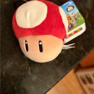 Super Mario bag charm mushroom